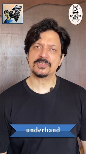 An underhand compliment—also known as a backhanded compliment—is something that sounds like a compliment but is actually an insult. For example, "You look great—for your age." #ReelItFeelIt #TEN #Cricket #Underhand #learnenglish | The English Nut