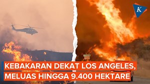 Kebakaran kembali muncul di dekat Los Angeles pada Rabu (22/1/2025), menghanguskan sekitar 9.400 hektar lahan hanya dalam waktu beberapa jam. Kebakaran Hughes di utara Los Angeles ini menyebar dengan cepat, membakar bagian utara komunitas kecil Castaic, yang terletak di barat laut kota. Beberapa perintah evakuasi telah dikeluarkan, sementara komunitas lain mendapatkan peringatan evakuasi. Hanya dalam beberapa jam pada hari Rabu, api terus membesar, bahkan diketahui kebakaran di utara Los Angeles