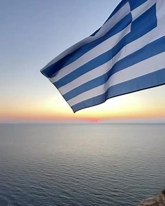 5.4K views · 590 reactions | Hellenic flag  Beautiful sunset  #greece | Hellenic World | Facebook