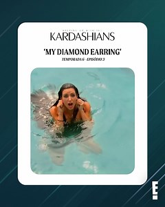 Mesmo 🔇 conseguimos ouvir: 'My diamond earring!' 💎 💙 ✨ #KUWTK de segunda a sexta, 4 episódios por dia a partir das 17h no canal E! #KeepingUpWiththeKardashians | E! Entertainment