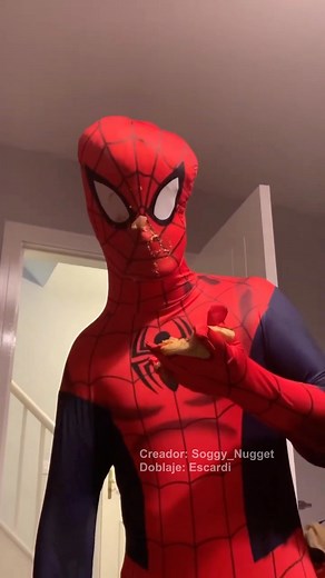 Juanma Barranco on Instagram: "SpiderPapu y la Pizza Asesina😂🐥 creado por @that_soggy_nugget . . . #reels #spiderman #spiderverse #escardi #spiderpapu #doblaje #humor #risa"