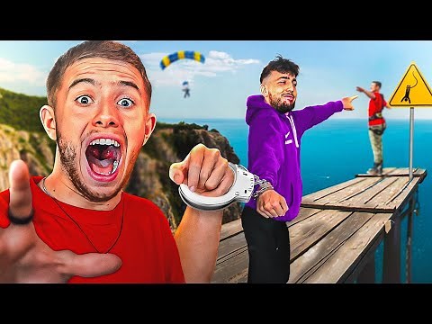 UNE JOURNÉE MENOTTÉ À UN MEC QUI A PEUR DE RIEN ! (j’ai dû repousser mes limites 😭)