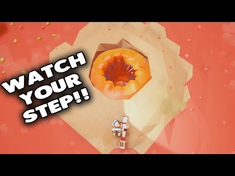 ASTRONIUM! WORM MONSTER! (Astroneer Gameplay)