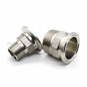 [Hot Item] Stainless Steel Ss Bsp NPT DIN Male Female Nipple Tc Pipe Fitting Connector Adaptor Tri Clover Clamp Triclamp Thread Adapter
