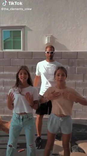 Dad in the background🤣 - TikTok | Clements Twins