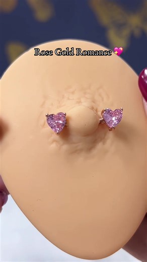 Rose Gold Romance 💖 Valentine’s sparkle made to shine ✨ Bold, beautiful, unforgettable. #RoseGoldRomance #ValentinesVibes #BodyJewelry #PiercingStyle