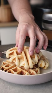 6.6K views · 317 reactions | Vegan Waffles in 5 minutes? Challenge accepted!  Ingredients: 256g All-purpose flour 60g Sugar 20g Baking powder 10g Salt 100g Silken tofu 400g Coconut milk 15g Pandan essence 73g Oil Steps: 1. Mash the tofu with the oil and coconut milk 2. Mix the dry ingredients in a bowl 3. Add the tofu, oil, and other wet ingredients to the bowl and mix 4. Cook in waffle iron | The Meatmen Channel | Facebook