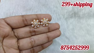 29 reactions | Exclusive pearl and coral studs collection|whatsapp 087542 52999 #earrings #stud #onlineshopping #fashion #Jewelry #pearl #coral | Sri Hari Fashions | Facebook