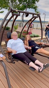 Adult swings at City Harbor in Guntersville Alabama #cityharborguntersvilleabama #truesouthernaccent #for-you #foryoupage #fyp | True Southern Accent