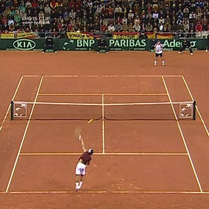 A star was born as 18-year-old Rafa Nadal beat world No.2 Andy Roddick in the 2004 Davis Cup Finals, inspiring Spain to victory 🏆 #DavisCupMadridFinals | Davis Cup