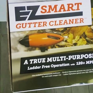 2.6K views · 11 reactions | EZ Smart Cordless Gutter Cleaner is Mrs. Coptool approved!!! Get to hard to reach gutters without a ladder. #fall #leaves #yardwork #honeydo #gutters #noladder #blower | Tool Show | Facebook