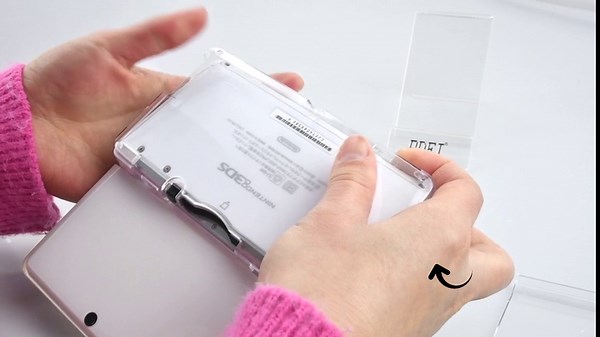 Old 3DS Protector Anti-Scratch Hard Case Clear PC Case for 3DS