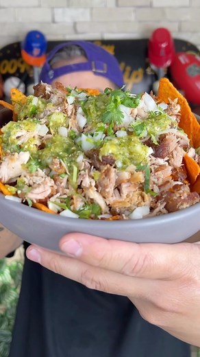 Nachos con carnitas caseras #carnitas #nachos #botana #botanas | Soy Phillip