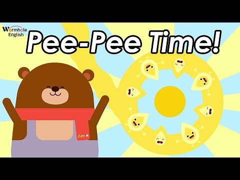 Let's Go Pee Pee! ♫ | Potty Training Song | Wormhole English Music For Kids