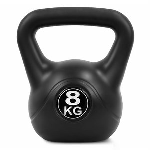Kettlebell 4FIZJO 8kg, sculptura si intarire musculara, pentru exercitii de gimnastica, Negru - eMAG.ro