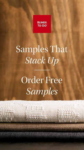 Not sure which style fits your space? Get free samples of blinds, shades, curtains, and more—delivered to your door! 🏡✨ Make your decision easier with Blinds To Go. | Blinds To Go