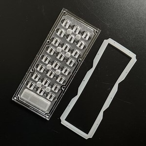 [Hot Item] Vertical Lens 163X85 Degree Type2-M 24 LED 173X71.4mm 5050 LED Module Street Light Lens