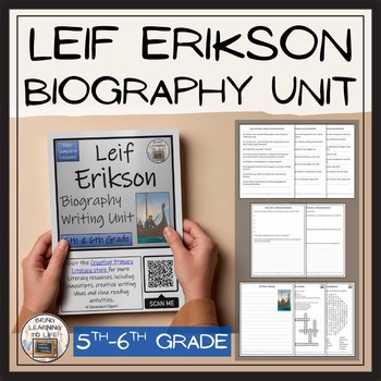 Leif Erikson Biography Project & Writing Unit | 5th Grade & 6th Grade