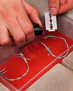 Cobblestone Filled With Razors | Crafty Panda