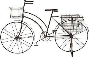 Deco 79 Metal Bicycle Planter, 63 by 39-Inch