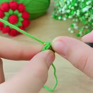 Wow ✅💯 puff puff crochet flower very easy crochet puff flower model explanation #crochet flowerj | El Sanatları ve Hobi