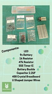 Circuitrocks "Blinking LED with Timer Circuit" This project, tittled...