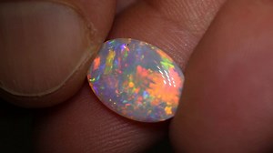 128 reactions · 9 comments | Andamooka Crystal Opals have our hearts  Swirling with the beautiful and bright colors of the rainbow  2.86ct gem crystal opal 14.4×10.2×3.1mm https://blackopaldirect.com/product/opal/crystal-opal/2-86-ct-gem-crystal-opal-14-4x10-2x3-1mm/ | Black Opal Direct | Facebook