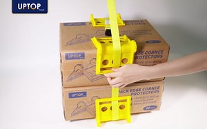 UPTOP Flatbed Edge Protector,Corner Protector,Edge Corner Tie Down Protector for Up to 4 Inch Straps, Protects Cargo Edges, for Flatbed Cargo Load