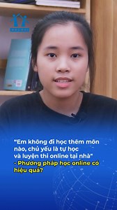 Học online, tự học tại nhà hiệu quả. Ba/mẹ đăng ký ngay >> https://hocmai.link/oj9NX6 “Em không đi học thêm môn nào, chủ yếu là tự học và luyện thi online tại nhà”. Để đạt được kết quả này, em đã vạch ra kế hoạch ôn tập từ sớm để luôn chủ động trước kỳ thi chuyển cấp quan trọng | Hocmai.vn THCS