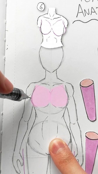 Simple shapes formula for perfect character proportions