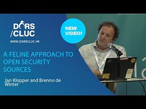 DORS/CLUC 2023 Jan Klopper and Brenno de Winter – A feline approach to open security sources