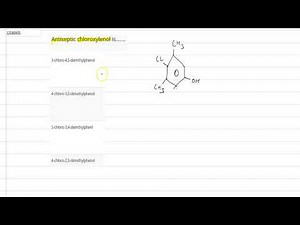 Antiseptic chloroxylenol is��.