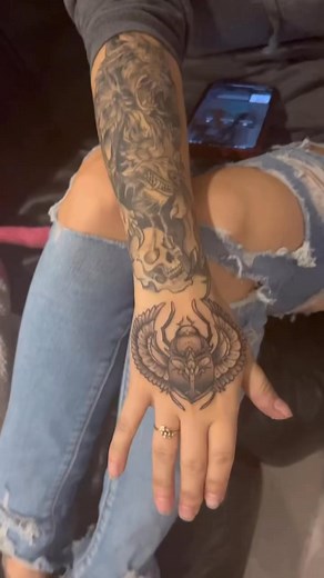 #tattoos #AnchorDownTattoo #scarabtattoo #beatle | Soco Strehle