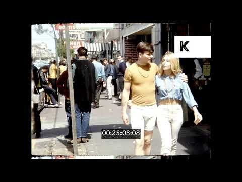 Late 1960s Haight Ashbury Hippie Community, San Francisco, HD