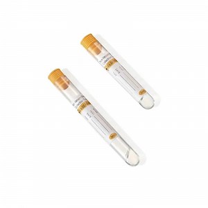 [Hot Item] Laboratory Yellow 1-6ml Non Vacuum Plastic Blood Sample Collection Tube