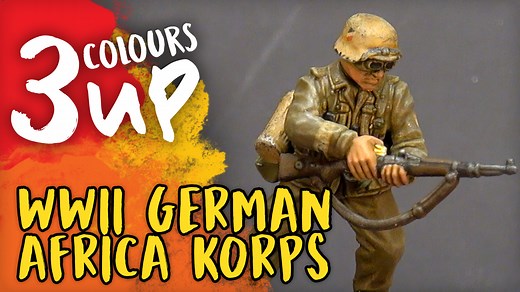 Bolt Action Miniature Painting Tutorial – WWII German Afrika Korps – OnTableTop – Home of Beasts of War