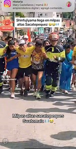 🇬🇹DOS PAISES HERMANOS POR UNA MISMA CAUSA..🇭🇳 De esta manera llego shin Fugiyama al municipio de Santa Lucia Milpas Altas tras recorrer 46 kilómetros desde el municio de Patzun Chimaltenango, Vamos a resaltar el buen trabajo de los Bomberos Municipales Departamentales de Santa Lucía Milpas Altas ya paramedica Municipal...🙏🏽✨️✍️ Gracias Santa Lucía Milpas Altas por el apoyo.🇬🇹🙏🏽🇭🇳❤️‍🩹 #IMPACTOCHAPIN #𝐆𝐔𝐀𝐓𝐄𝐌𝐀𝐋𝐀 #ShinFujiyama | Impacto Chapín