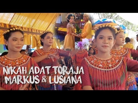 Nuansa adat Toraja Resepsi pernikahan MARKUS & LUSIANA