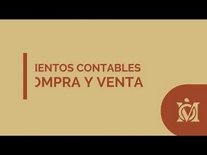 Asientos contables compra y venta
