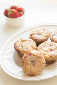 Strawberry Muffins (with video!) | Julie Blanner