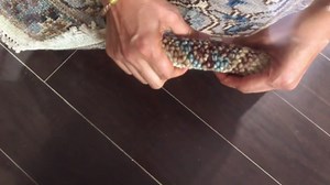 Hand-Knotted 9'x12' Beige Arts & Crafts/Mission Oushak Wool Oriental Runner Rug