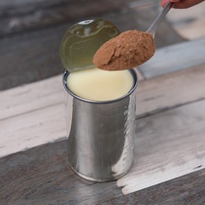 Stir condensed milk with powdered chocolate and be surprised with the result! | I love Recipes