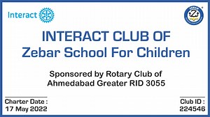 🌟 A Proud Moment for Zebar! 🌟 We’re thrilled to share that our Interact Club students have made their mark on the international stage! At the Climate Innovation Challenge 2024–25, Zebar School for Children was honored in two exciting categories: 🥇 International Outstanding Entry – The Radiant Harvest 🎥 Best Storytelling Entry – A Biodiversity Saga Watch the inspiring video that touched hearts around the world and filled us with pride. #WorldEnvironmentDay #CIC202425 #ProudMoment #GlobalRecog