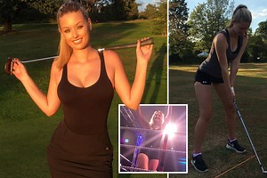 Meet Bella Angel, the golf beauty who stuns fans and doubles up as a ring girl