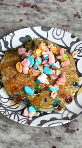 Lucky Charms pancakes