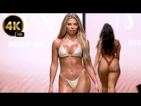 Megan Mae Swimwwear Runway 4K Video. Miami Swim Week.