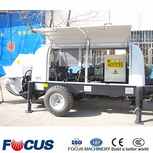 [Hot Item] Electric Concrete Line Pump on Sale Trailer Mounted Concrete Pump Price
