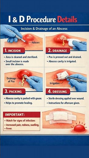 I & D Procedure Details–Incision and Drainage of an Abscess:#IncisionAndDrainage#IDProcedure#Abscess