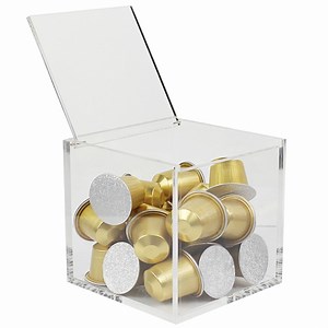 [Hot Item] Transparent Acrylic Coffee Capsule and Tea Bag Storage Box