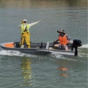 [Hot Item] CE Certification Lake River Fast Rescue Portable Folding Used Fishing Bait Boat